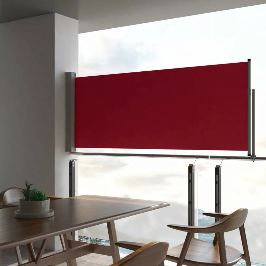 Ausziehbare Seitenmarkise 100x300 Cm Rot günstig online kaufen