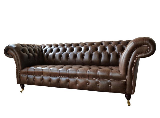 Xlmoebel Sofa Chesterfield Sofa Polstermöbel Klassisch Leder 3-Sitzer aus, günstig online kaufen