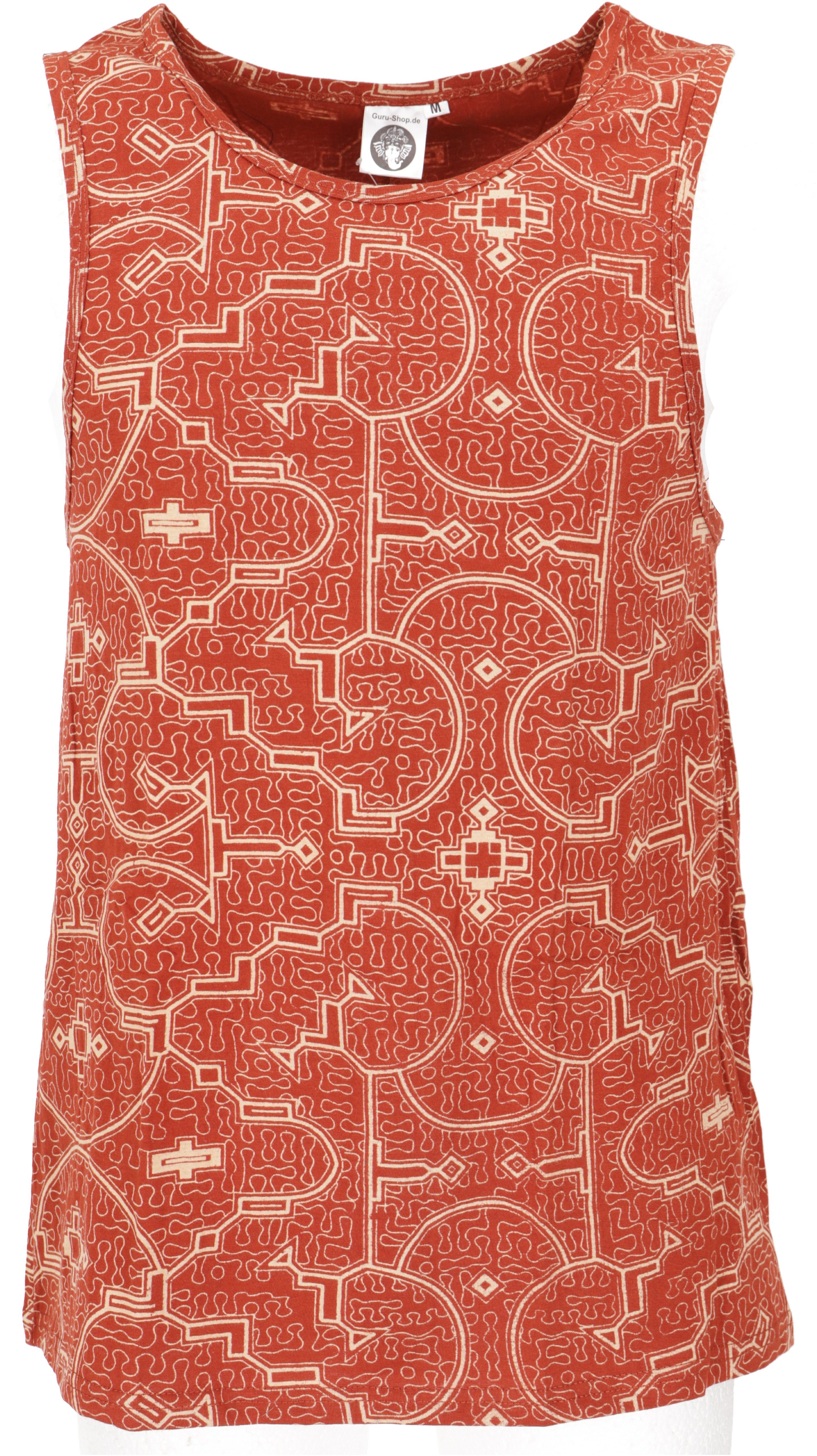 Guru-Shop Tanktop Tank Top mit psychodelischem günstig online kaufen