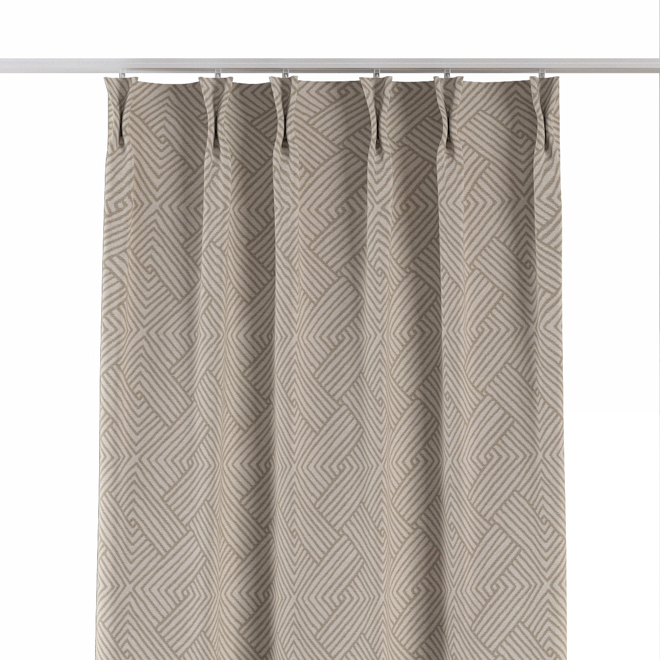 Vorhang mit flämischen 2-er Falten, beige-creme, Sunny (143-44) günstig online kaufen