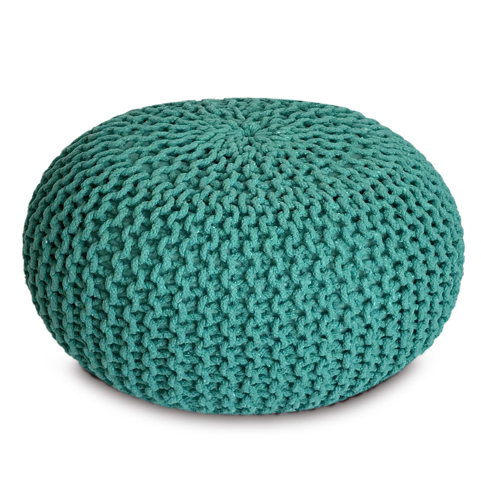 Amagohome Sitzhocker Sitzpouf Strickhocker Pouf Ø45 günstig online kaufen