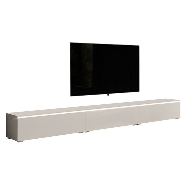 Furnix TV-Schrank BARGO 300 cm (3x100cm) TV-Kommode Lowboard mit/ohne LED B günstig online kaufen