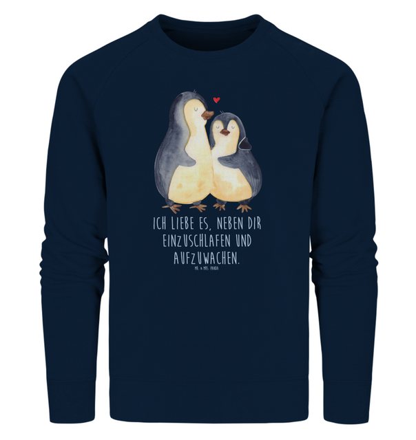 Mr. & Mrs. Panda Longpullover Größe S Pinguine Einschlafen - French Navy - günstig online kaufen