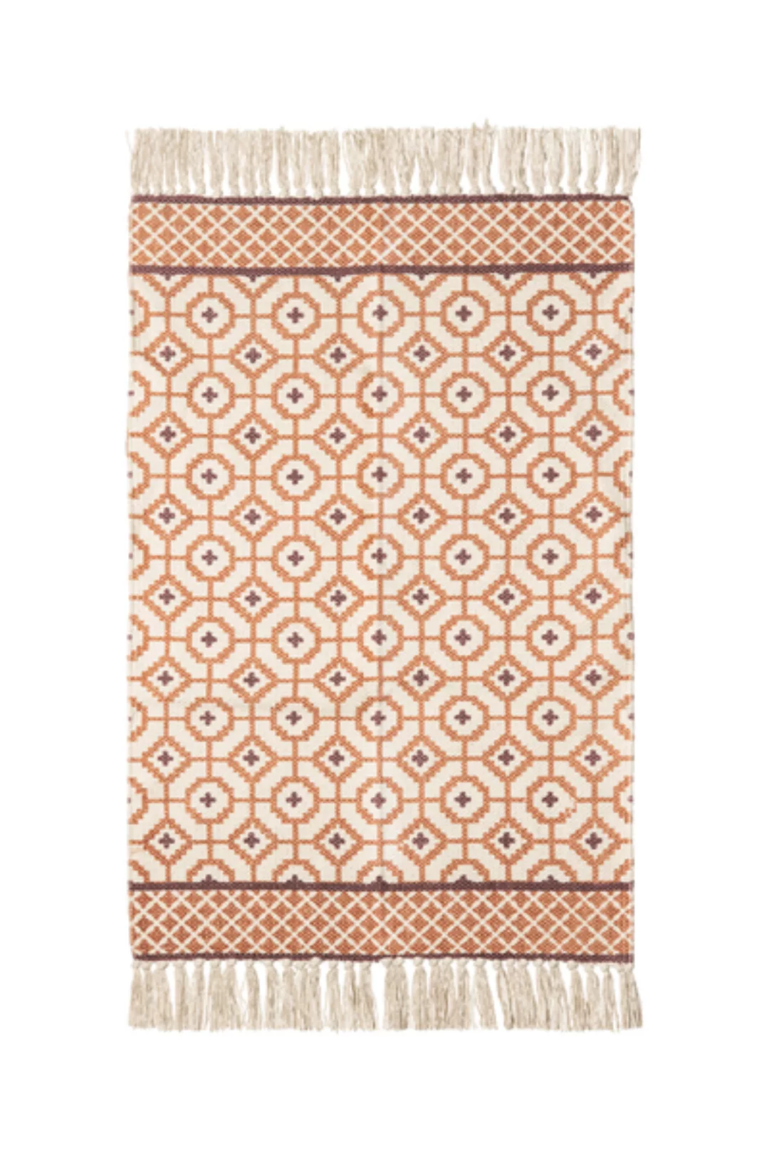 Teppich Goodweave® Zertifiziert Mit Muster Und Quasten, 60 x 90 günstig online kaufen