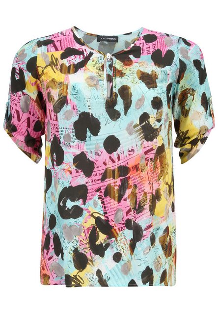 Doris Streich Klassische Bluse mit Leo-Print günstig online kaufen