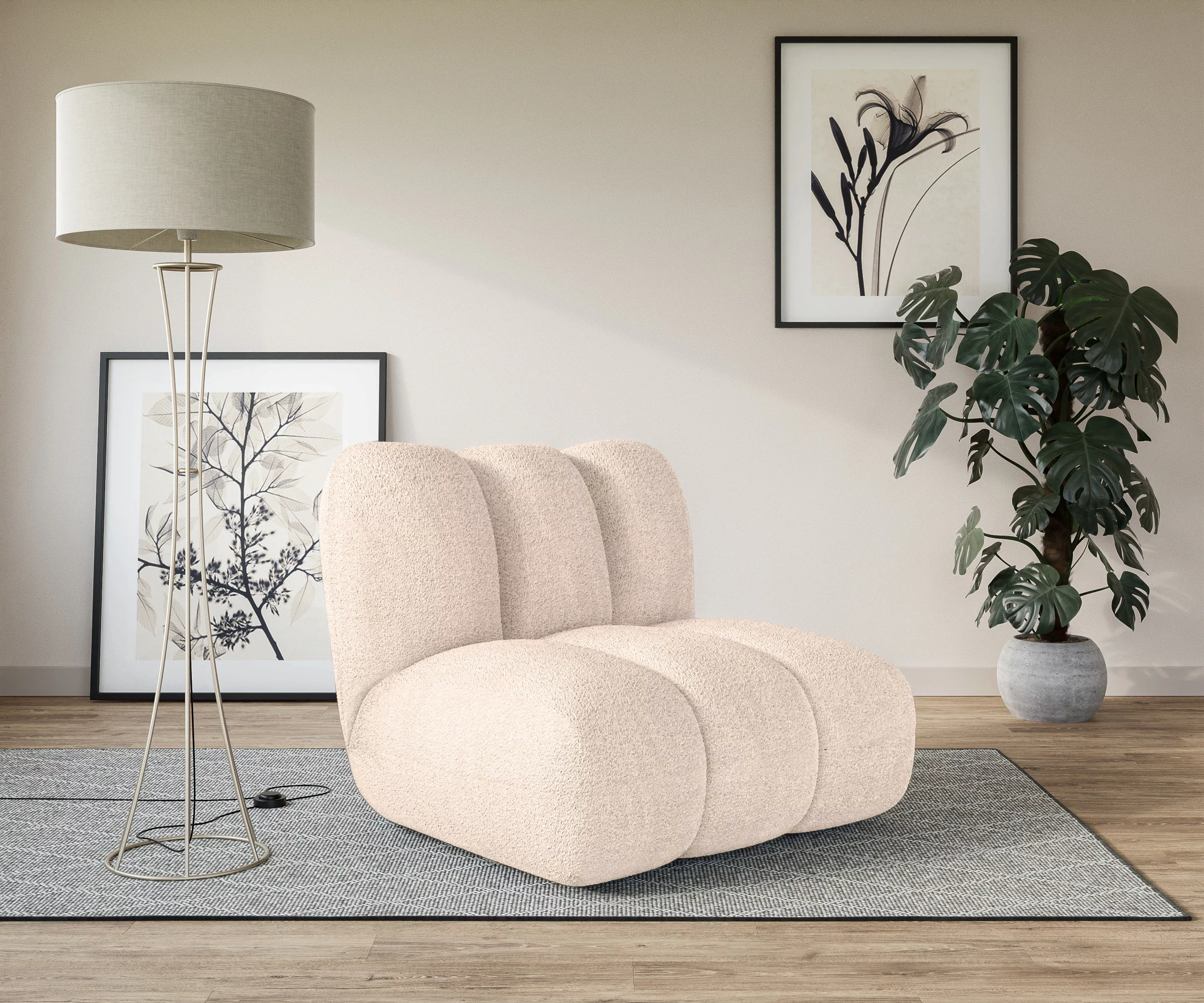 LeGer Home by Lena Gercke Sessel "Priya", perfektes Einzelstück, gemütlich günstig online kaufen