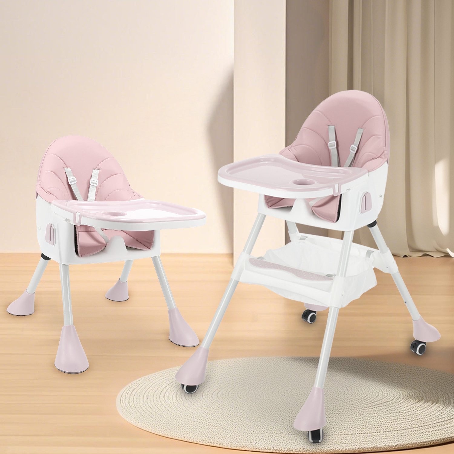 oyajia Kinderstuhl 3-in-1 Kinderstuhl, Kombistuhl, Babystuhl, günstig online kaufen