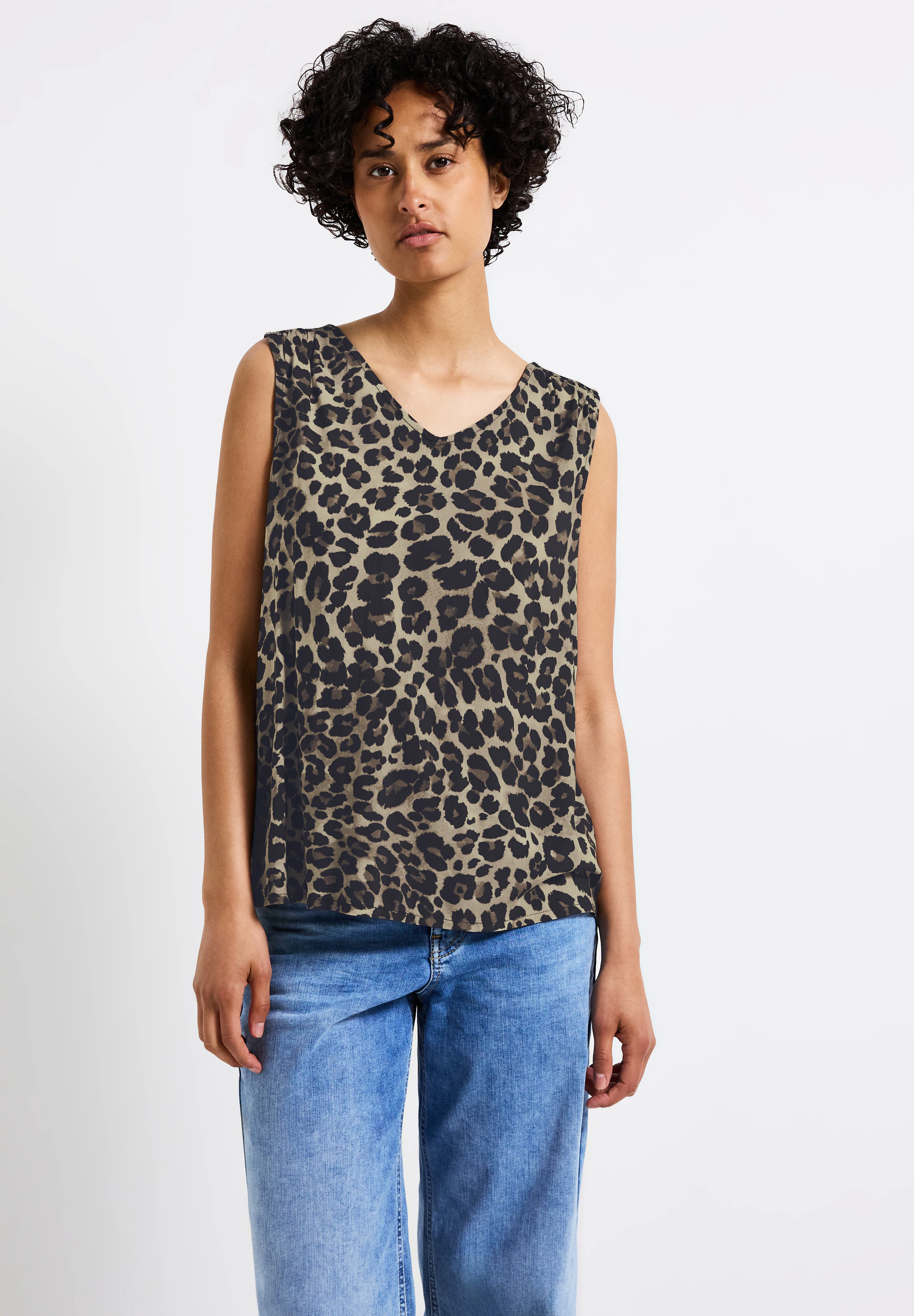 STREET ONE Blusentop, mit allover Print günstig online kaufen