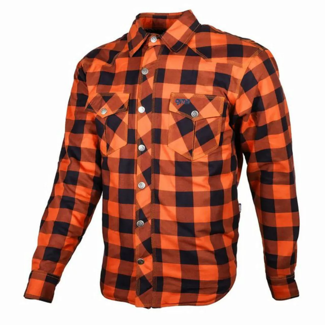 gms Motorradjacke GMS Herrenhemd Jaguar - schwarz-orange S günstig online kaufen