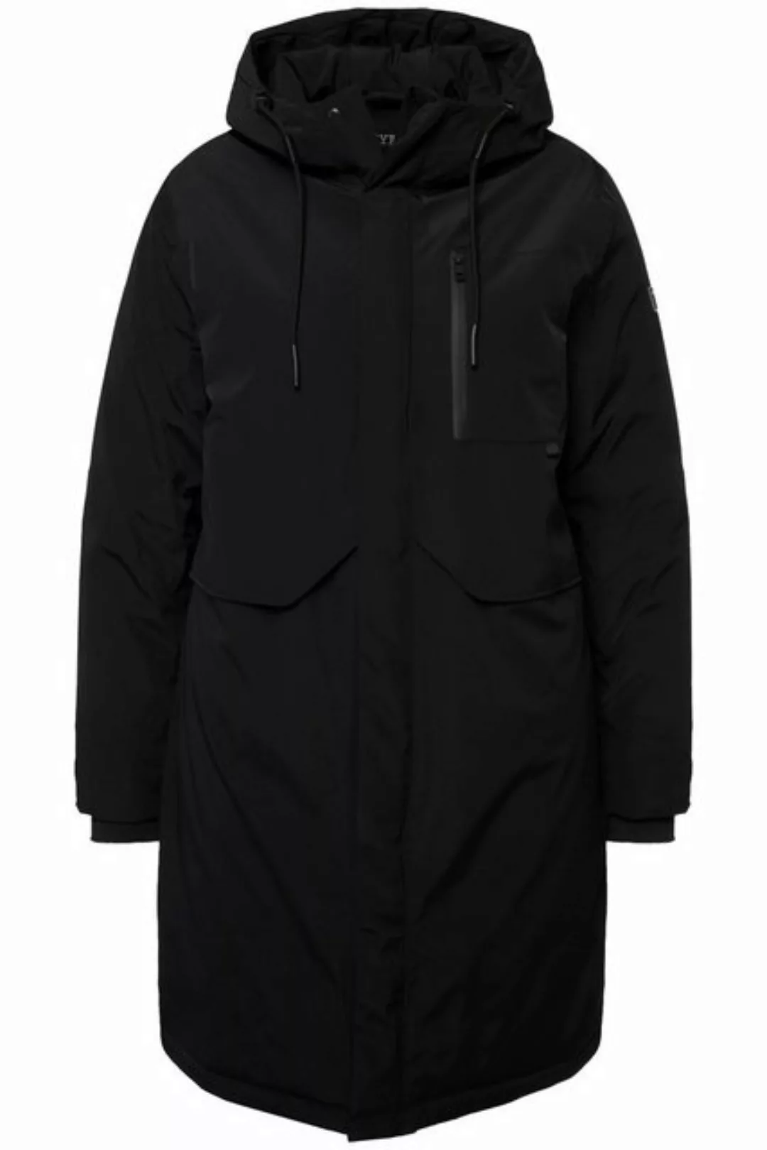 Ulla Popken Funktionsjacke HYPRAR Funktionsmantel wasserdicht 2-Wege-Zipper günstig online kaufen