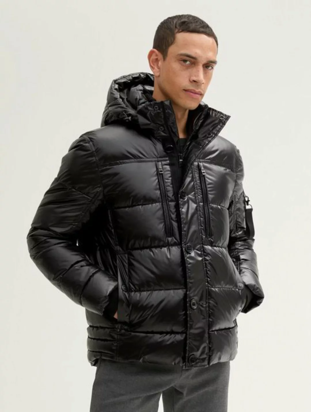 TOM TAILOR Winterjacke Puffer Jacke mit Kapuze günstig online kaufen