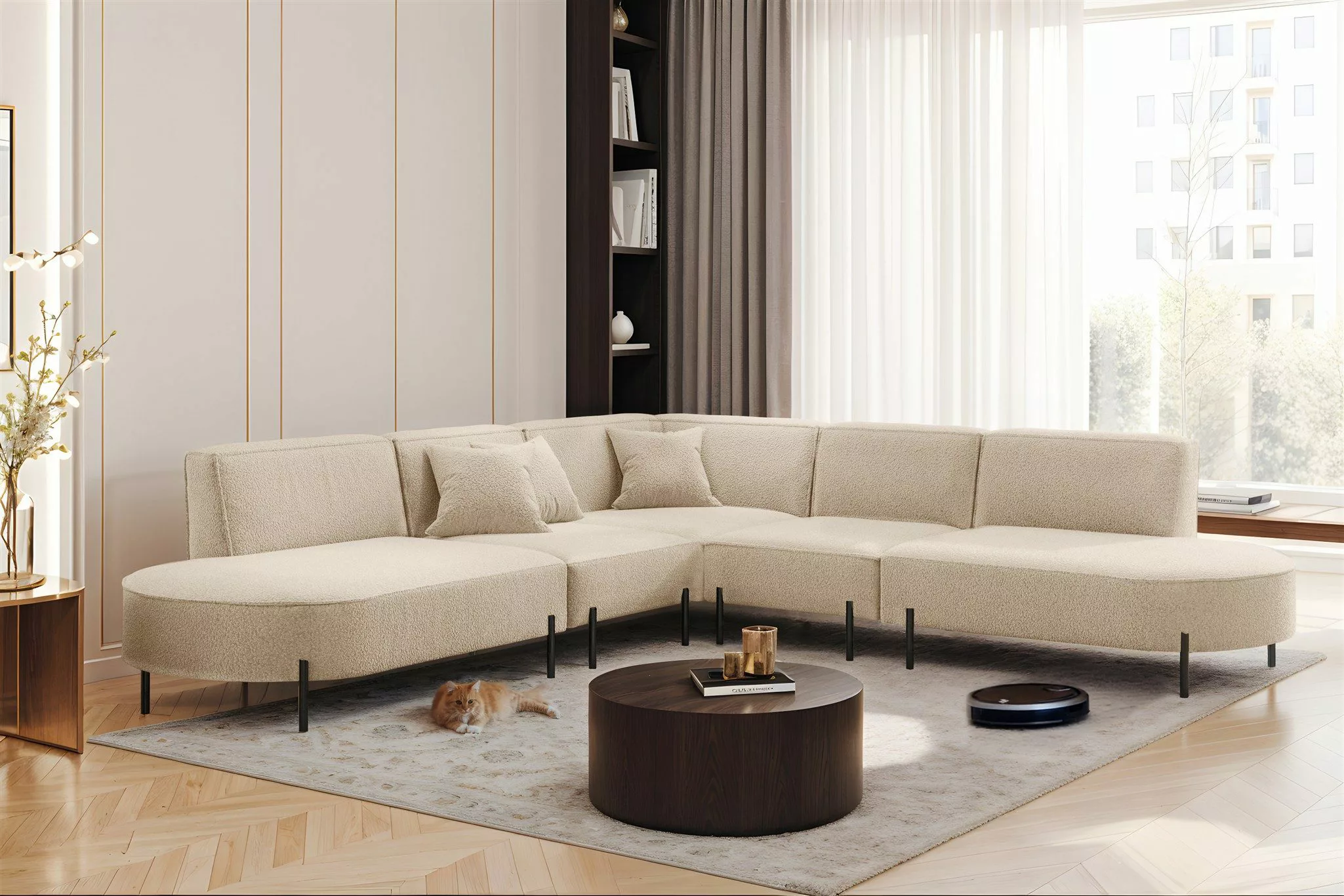 Fun Möbel Ecksofa Sofa VALENCIA Seite günstig online kaufen