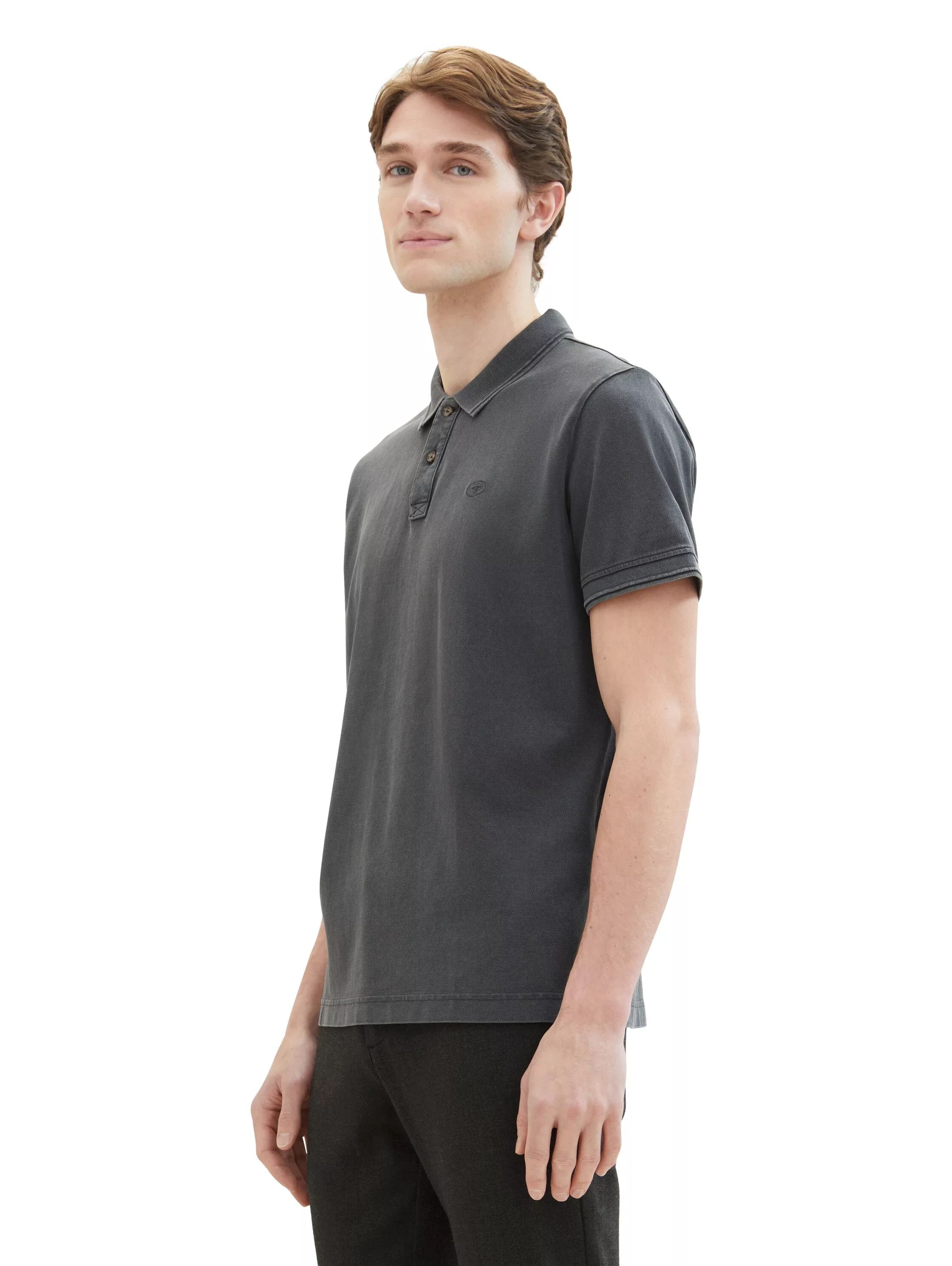 TOM TAILOR Poloshirt Poloshirt Kurzarmshirt mit Polokragen (1-tlg) günstig online kaufen