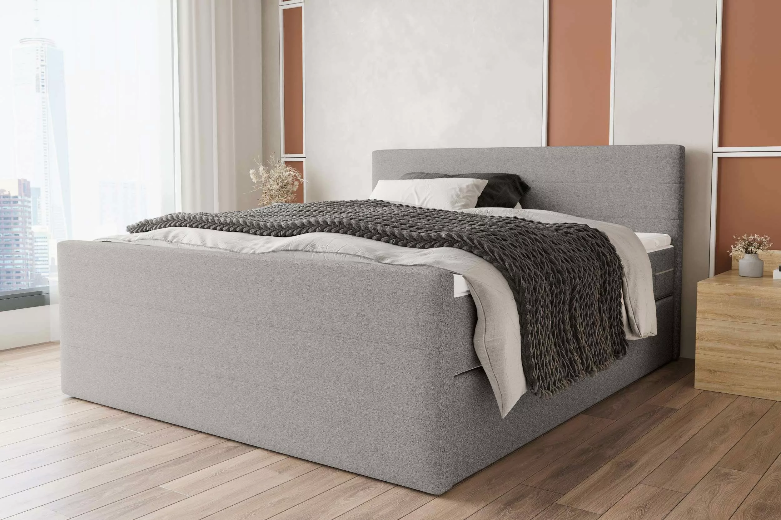 99rooms Boxspringbett Phönix Plus (Schlafzimmerbett, Bett), günstig online kaufen