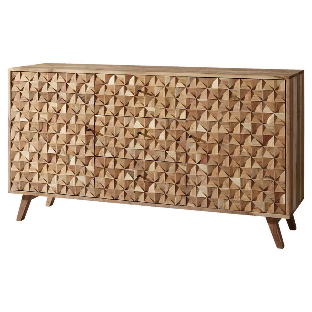 Sideboard natur B/H/T: ca. 140x78,5x40 cm günstig online kaufen