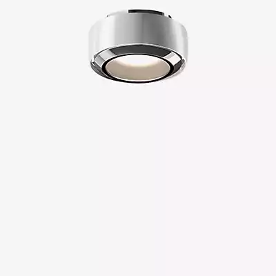 Occhio Più R Alto V Volt S40 Deckenleuchte LED, Kopf weiß glänzend/Baldachi günstig online kaufen