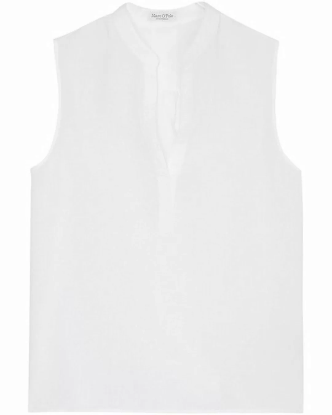 Marc O'Polo Klassische Bluse Woven Top, flared shape, v-neck wit günstig online kaufen