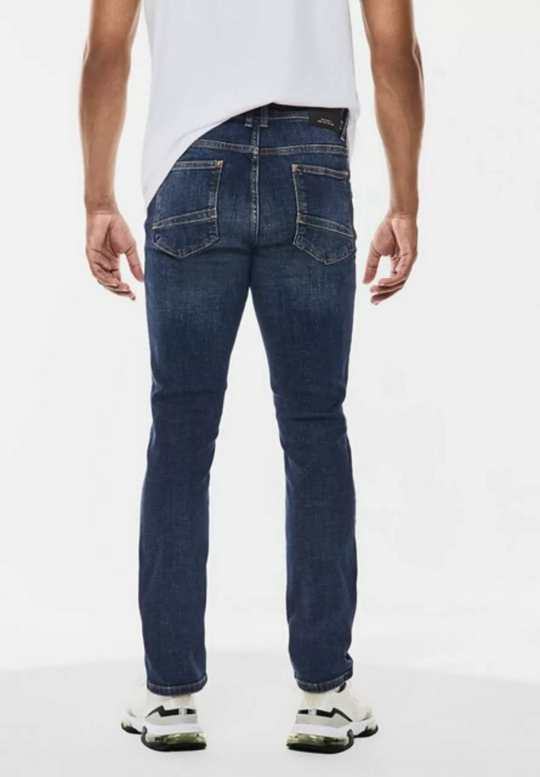 STREET ONE MEN Slim-fit-Jeans, softer Materialmix günstig online kaufen