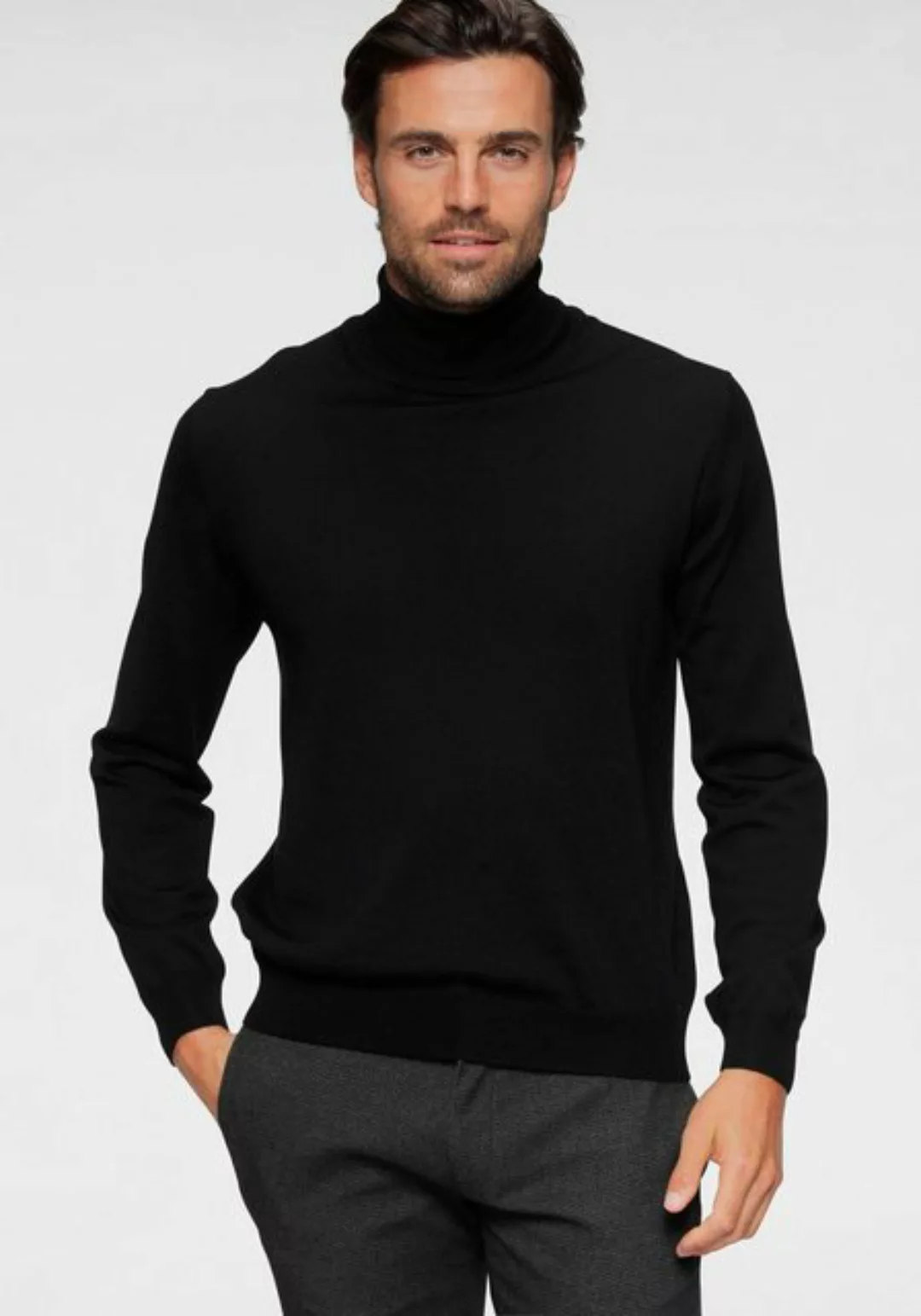 OLYMP Rollkragenpullover "OLYMP Strick Casual", Strick Business günstig online kaufen