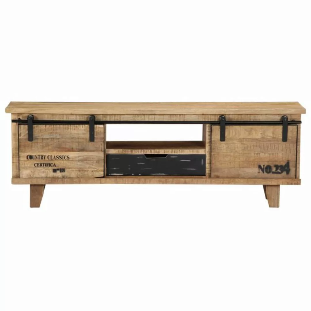 Tv-schrank 120 X 30 X 40 Cm Massivholz Mango günstig online kaufen