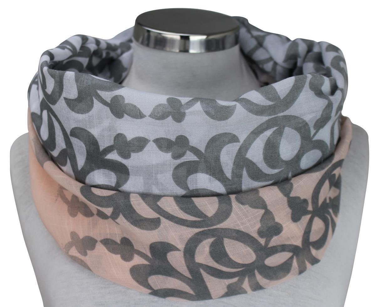 LOREZA Halstuch Damen Loopschal Schal Halstuch günstig online kaufen