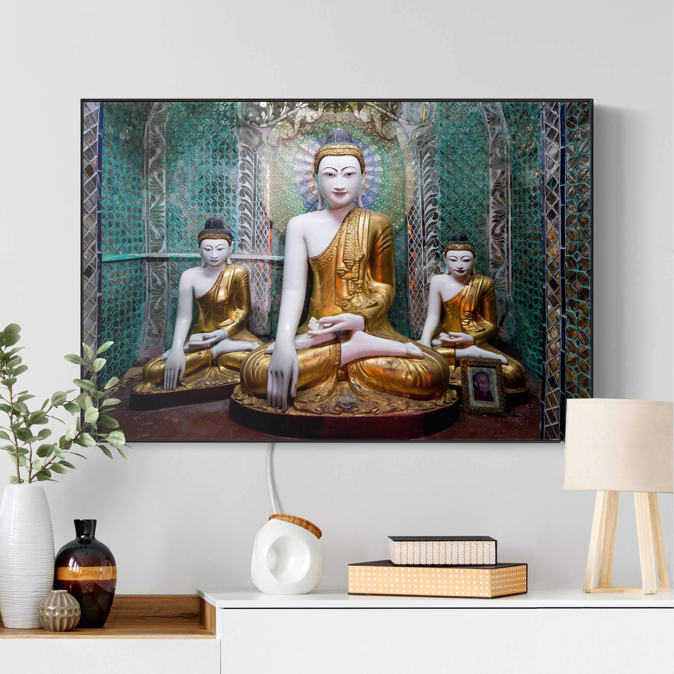 LED-Wechselbild Buddha Statuen günstig online kaufen