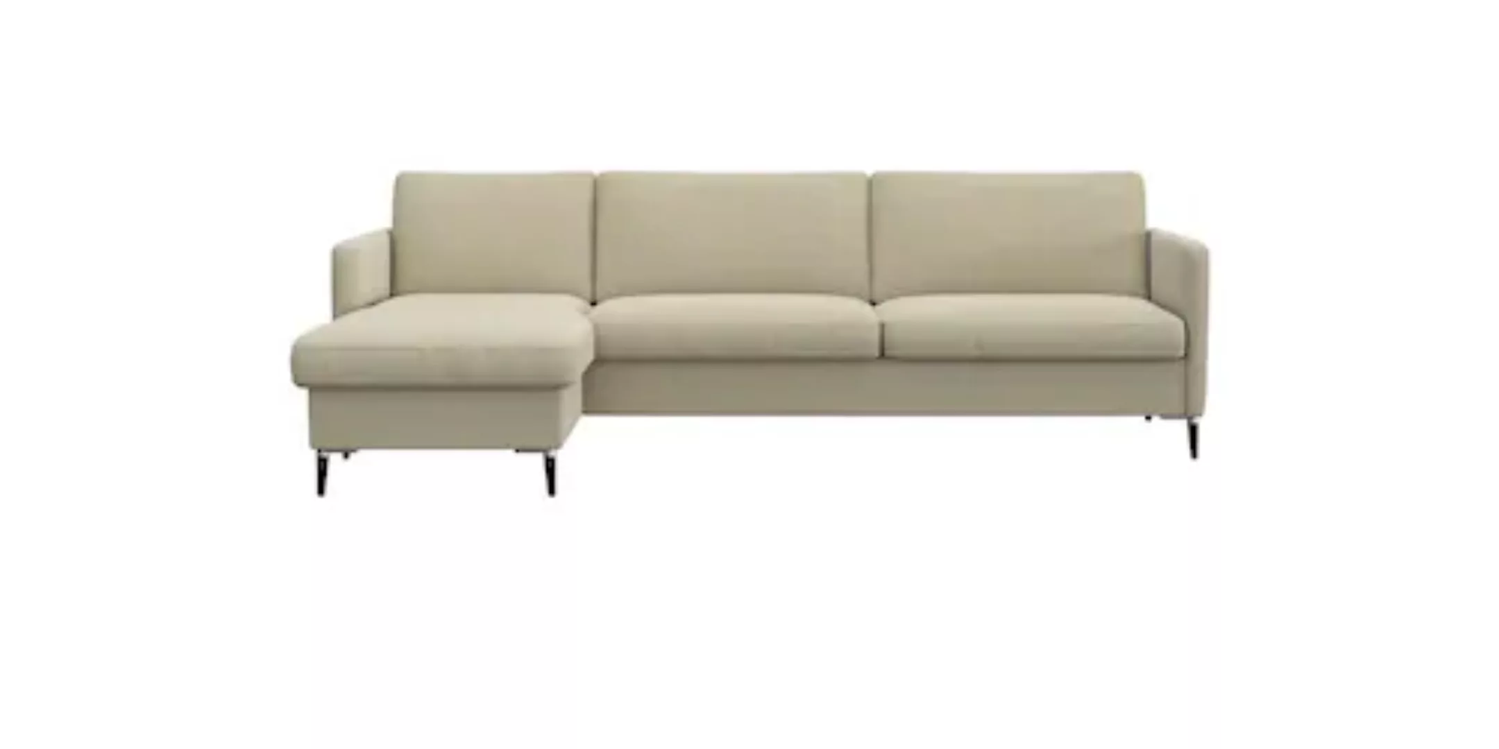 FLEXLUX Ecksofa "Fiore, super Sitzkomfort durch Kaltschaum im Sitz, L-Form" günstig online kaufen