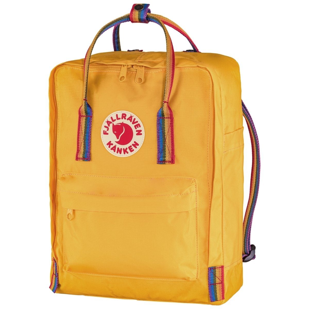 Fjaellraeven Kanken Warm Yellow/Rainbow Pattern günstig online kaufen