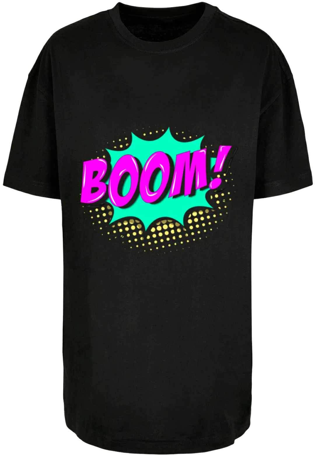 Merchcode T-Shirt "Merchcode Damen Ladies BOOM Comic Boyfriend Tee" günstig online kaufen