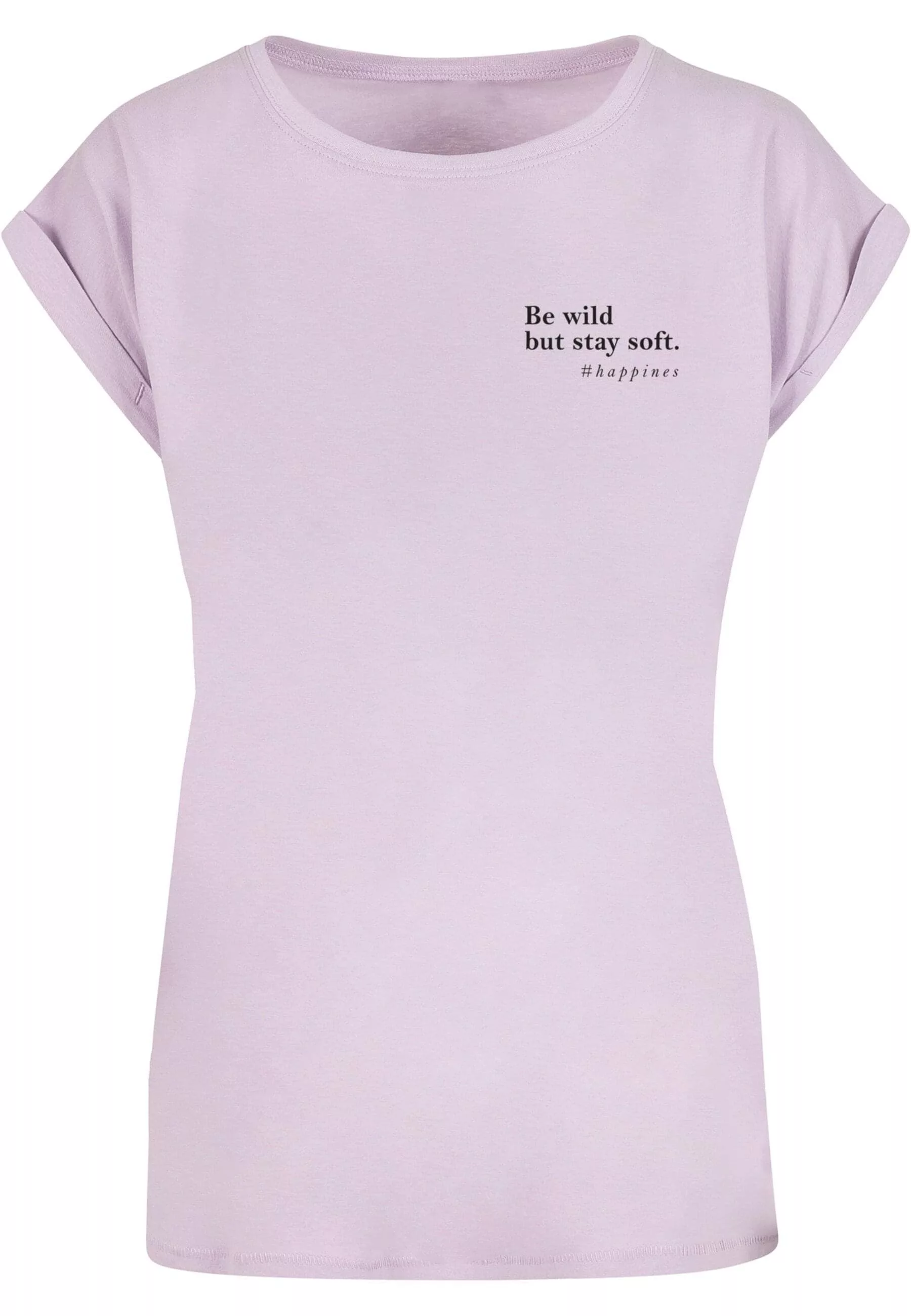 Merchcode T-Shirt "Merchcode Damen Ladies Happines T-Shirt", (1 tlg.) günstig online kaufen
