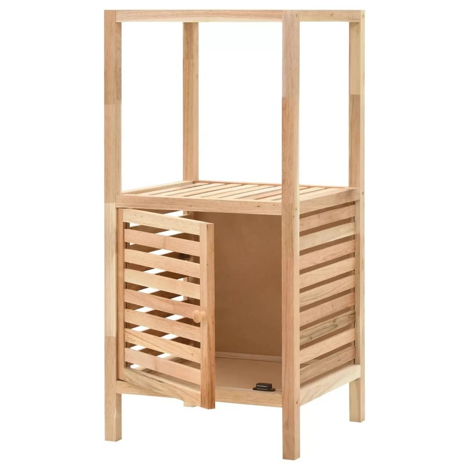 Badezimmerschrank Nussbaumholz Massiv 39,5 X 35,5 X 86 Cm günstig online kaufen