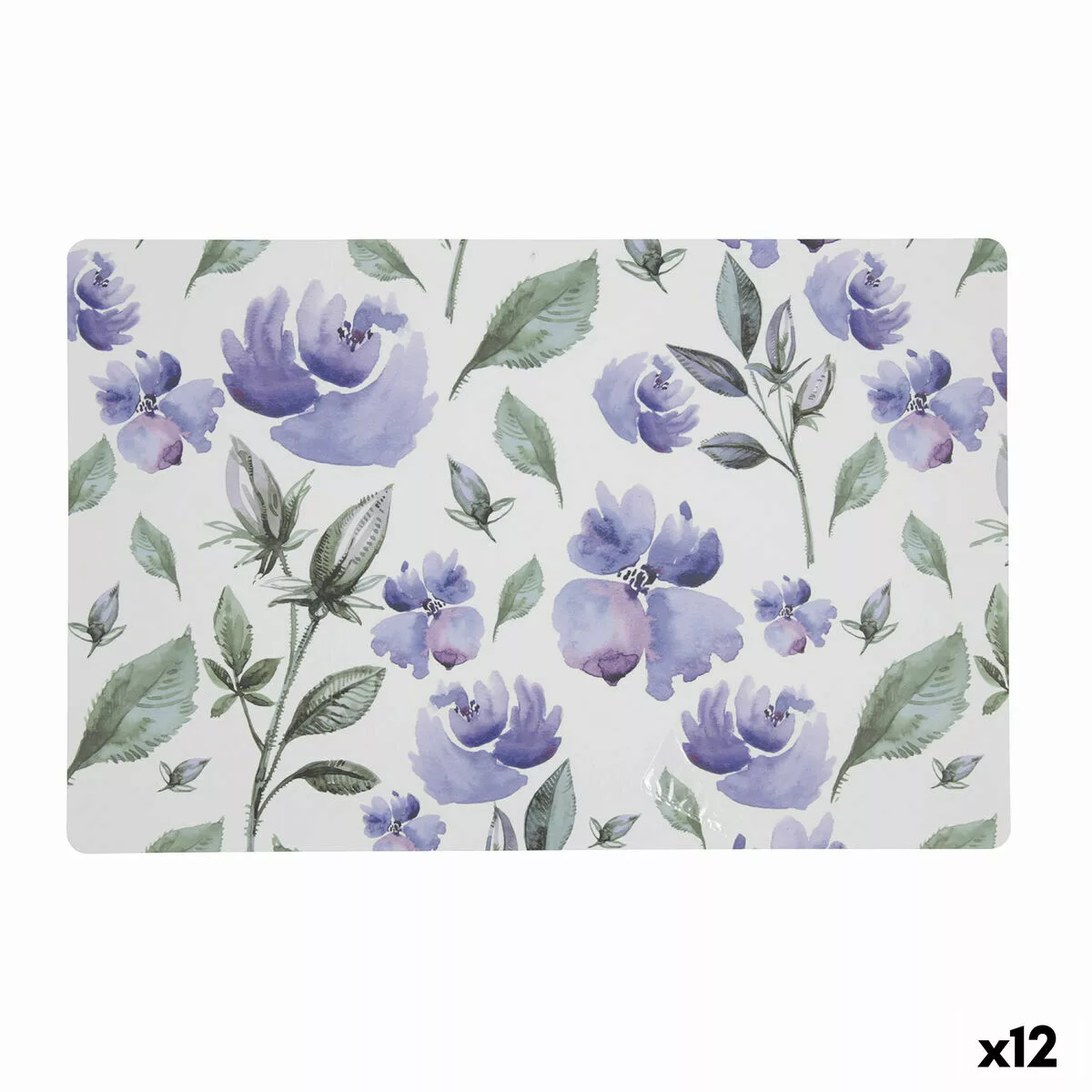 Untersetzer Quid Habitat Blomster Kunststoff Bunt (43 X 28 Cm) (pack 12x) günstig online kaufen