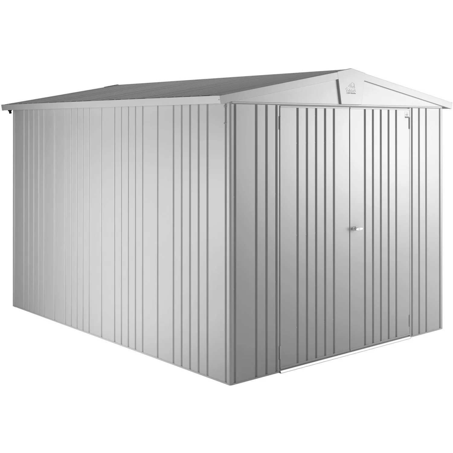 Biohort Metall-Gerätehaus Europa Silber-Metallic 6,8 m² günstig online kaufen