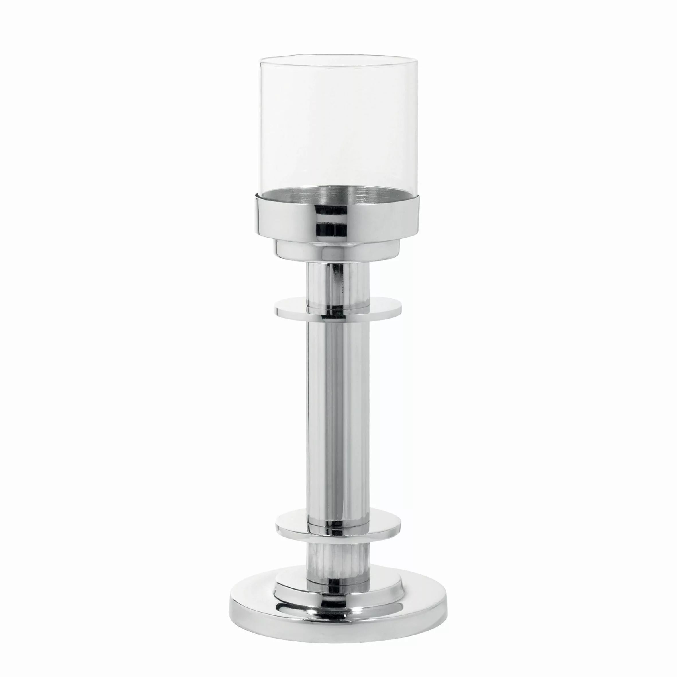 RICARDO eleganter Kerzenleuchter - Rillenstruktur 21 cm ohne Glaszylinder günstig online kaufen