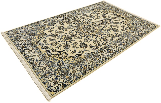 morgenland Orientteppich »Perser - Nain - 203 x 125 cm - beige«, rechteckig günstig online kaufen