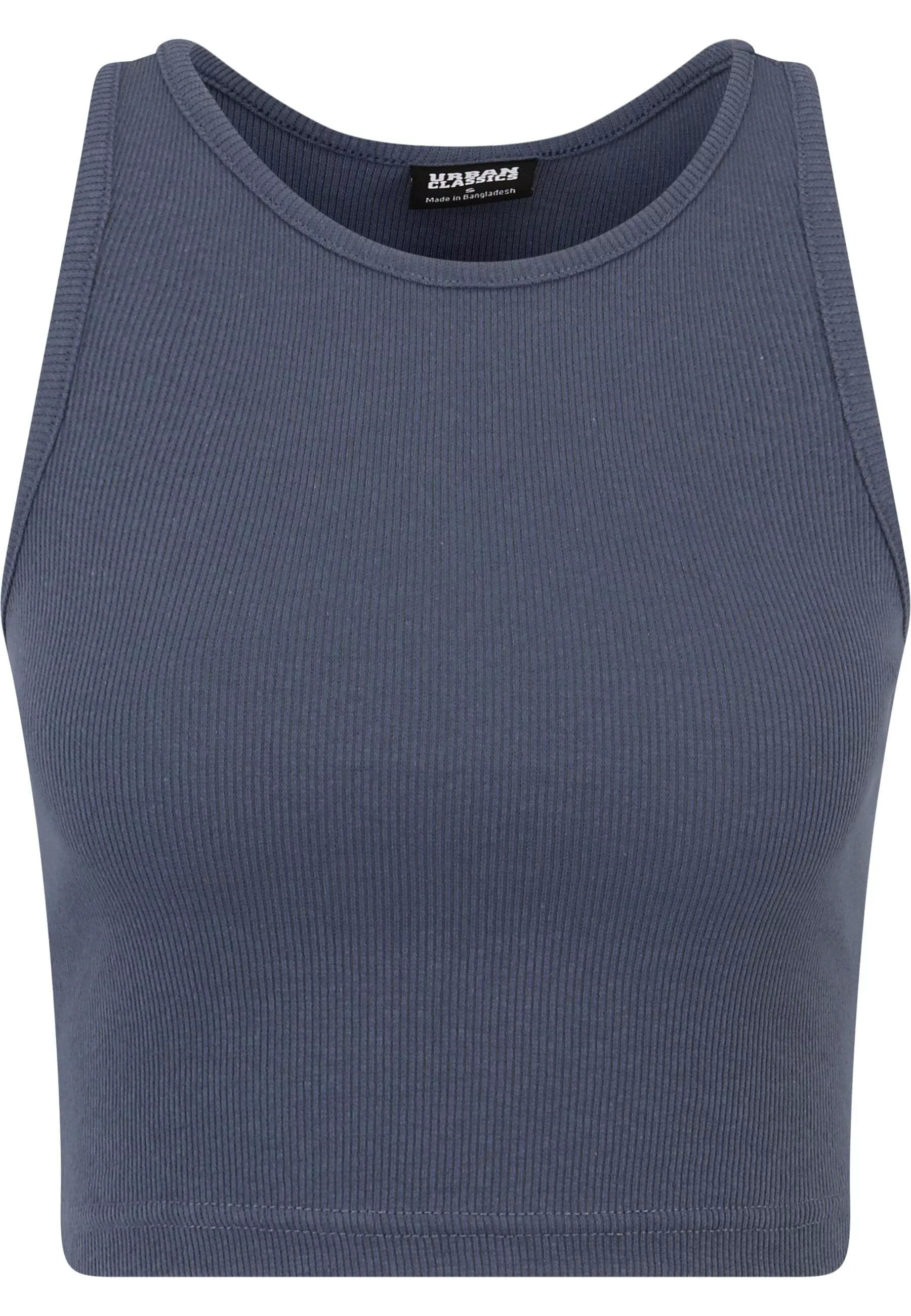 URBAN CLASSICS Muskelshirt "Urban Classics Damen Ladies Cropped Rib Top 2-P günstig online kaufen