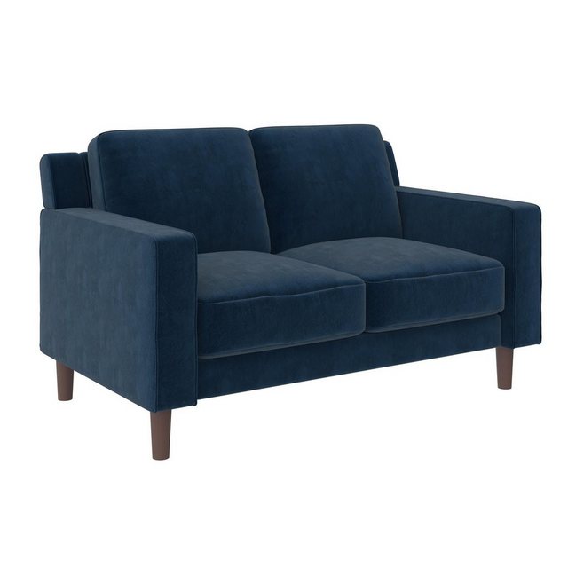 loft24 Sofa Brynn, Couch, 2-Sitzer, Samtbezug, Breite 138 cm günstig online kaufen