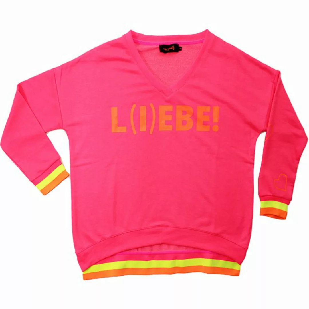 Miss Goodlife Sweater Miss Goodlife MG 9395 Sweater, V-Neck,L(I) EBE!, neon günstig online kaufen
