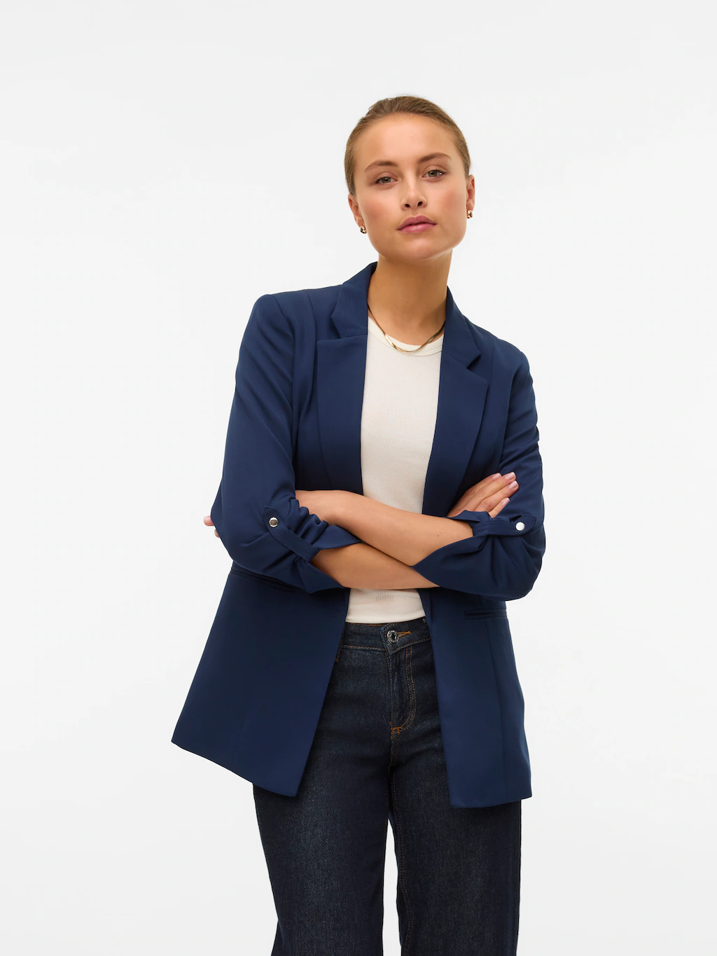 Vero Moda Kurzblazer "VMGLORIA 3/4 SLIM BLAZER NOOS" günstig online kaufen