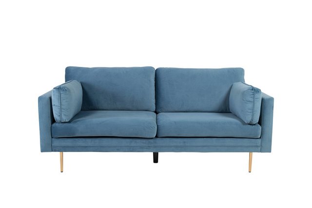 ebuy24 Sofa Boom Sofa 3 Personen velour blau., 1 Teile günstig online kaufen