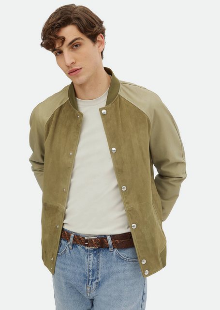 RAMSEY Winterjacke Khaki Wildleder Mantel günstig online kaufen