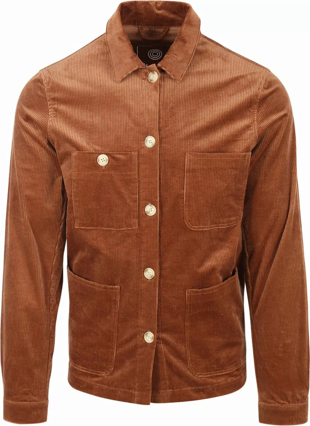 Blue Industry Overshirt Cord Cognac - Größe S günstig online kaufen