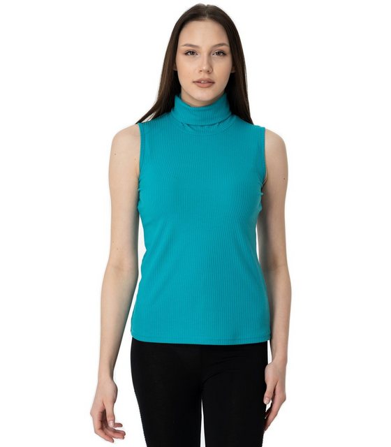 Mellice Rollkragenshirt Damen Ärmellos Shirt mit Rollkragen günstig online kaufen