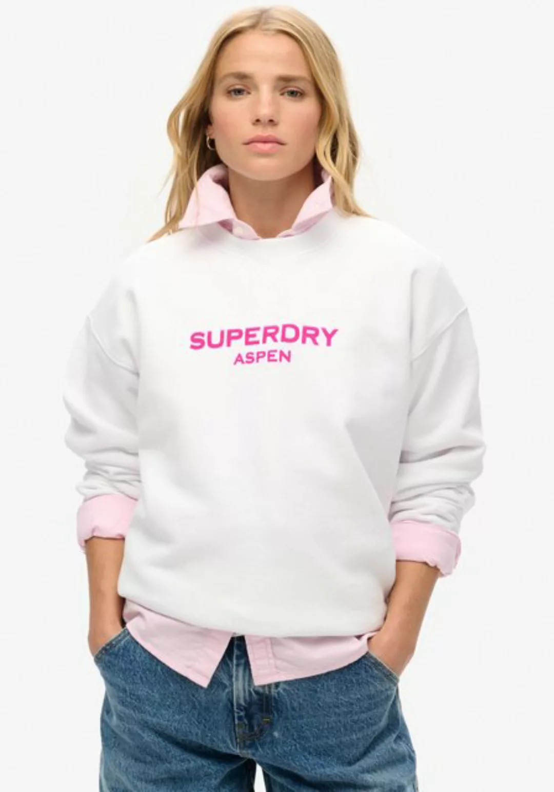 Superdry Sweatshirt SPORT LUXE LOOSE CREW SWEAT günstig online kaufen