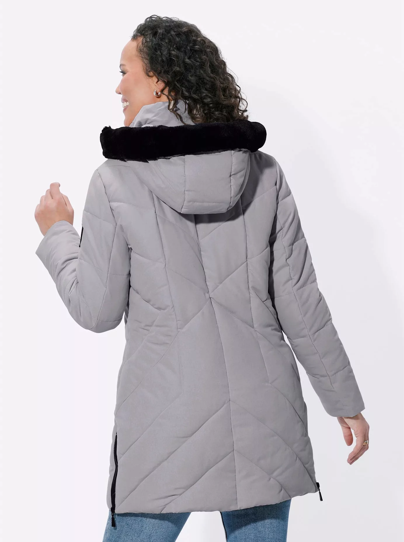 Classic Winterjacke, mit Kapuze günstig online kaufen