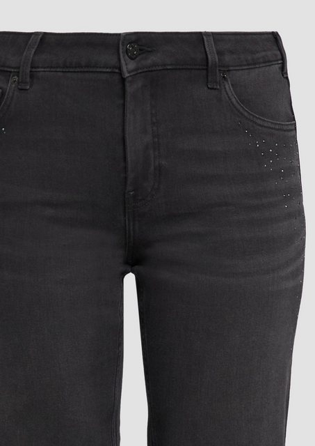 s.Oliver 5-Pocket-Jeans Jeans / Straight Fit / Mid Rise / Straight Leg / mi günstig online kaufen