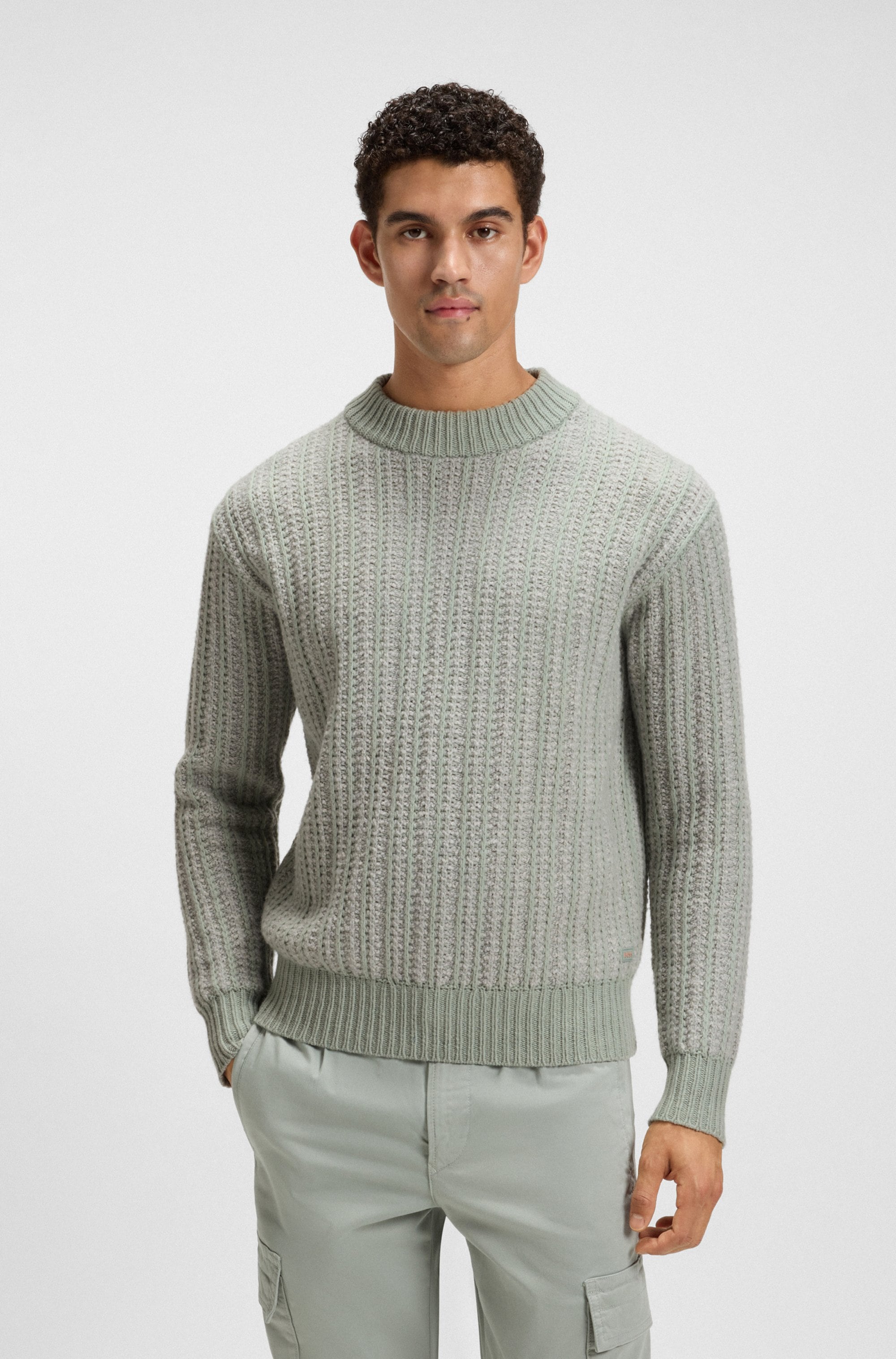 BOSS ORANGE Strickpullover "Avac", mit gesticktem BOSS Logo günstig online kaufen