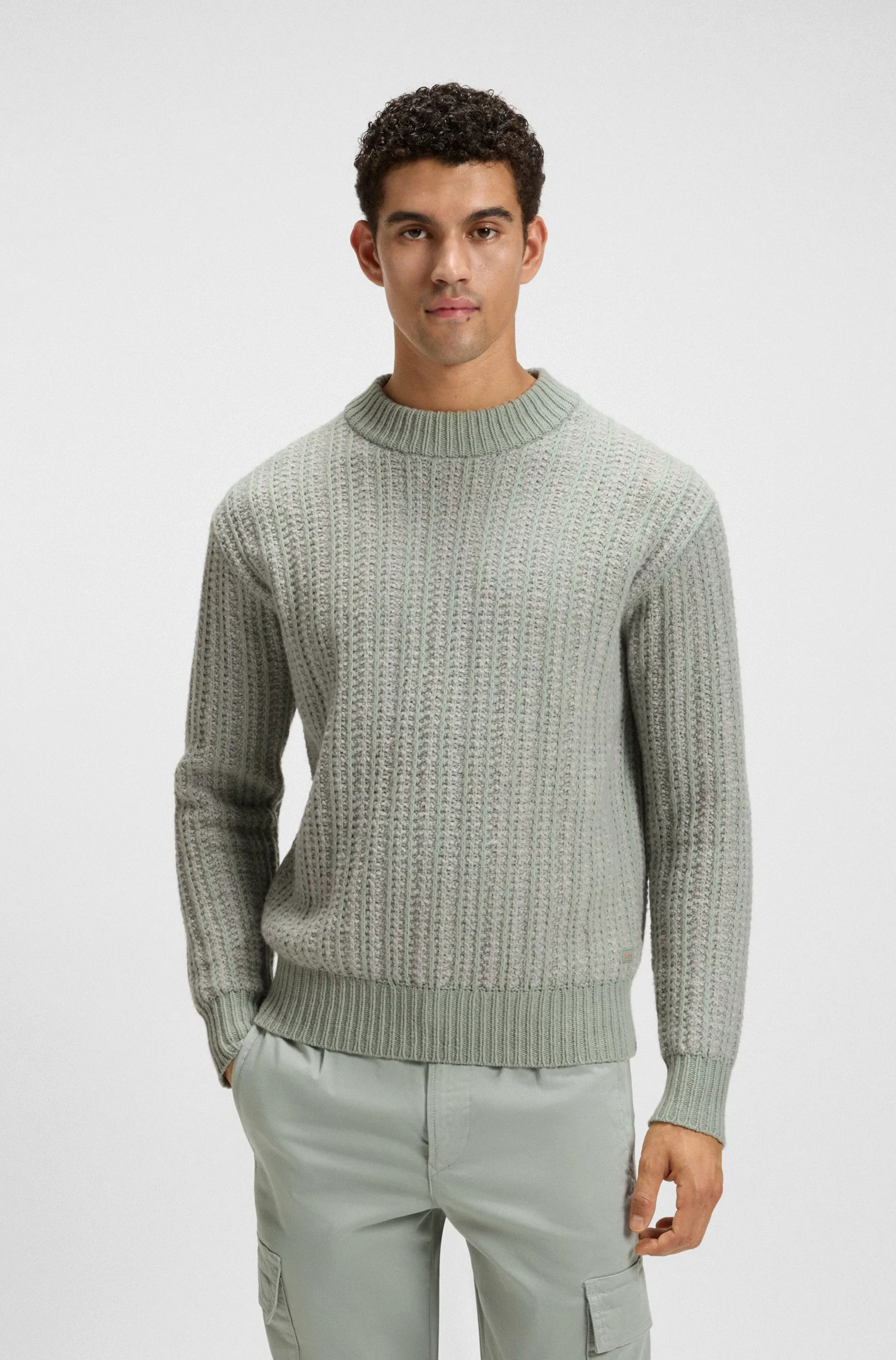 BOSS ORANGE Strickpullover "Avac", mit gesticktem BOSS Logo günstig online kaufen