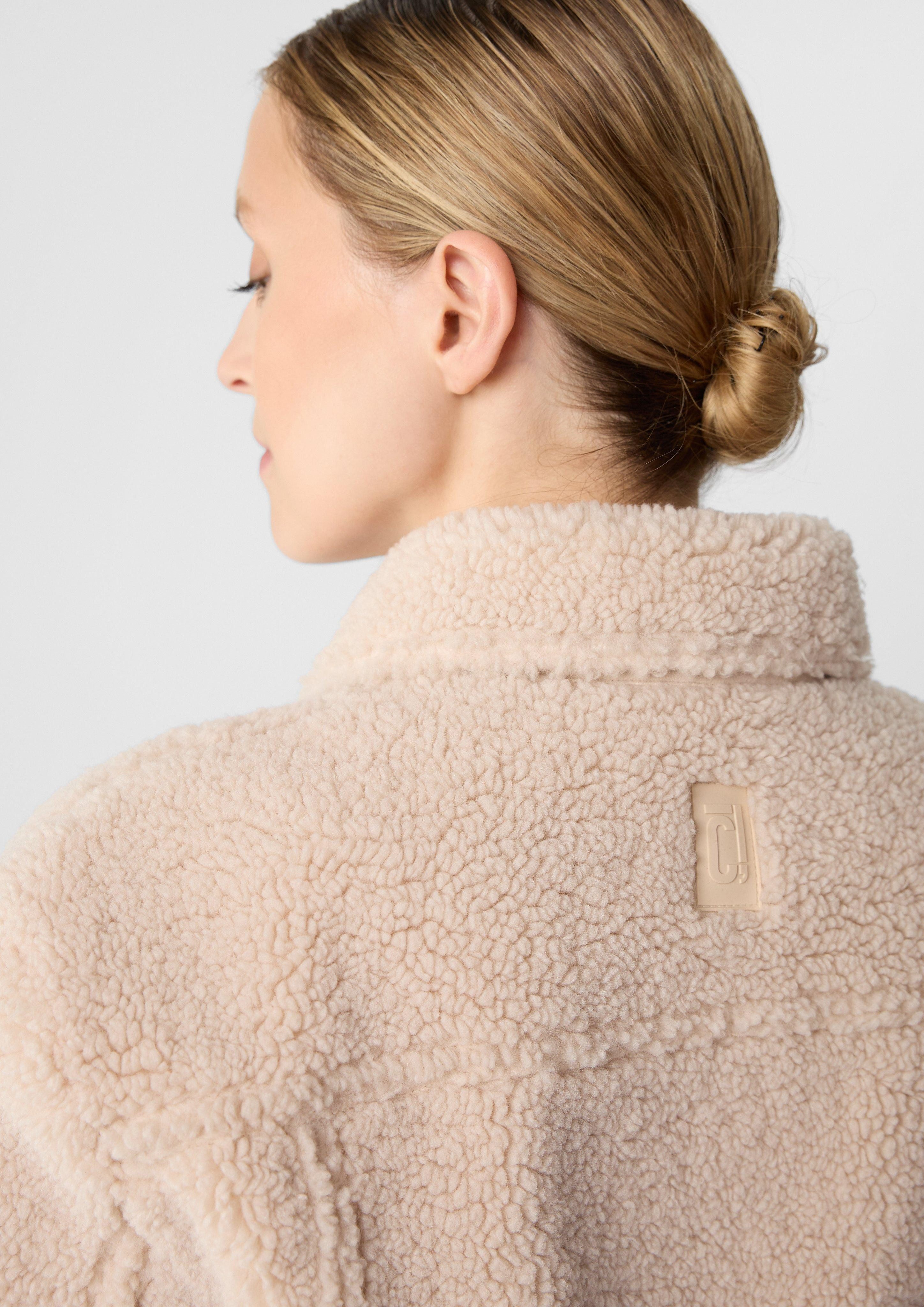 comma casual identity Kurzjacke Kurze Teddy-Jacke günstig online kaufen