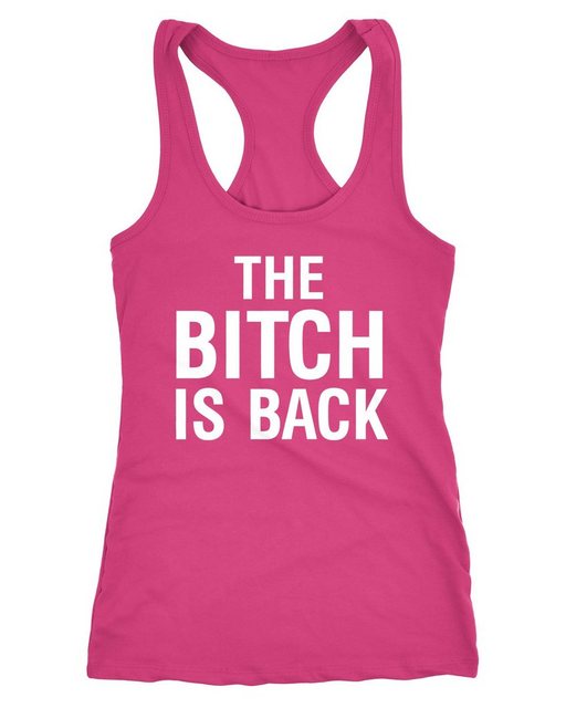 MoonWorks Tanktop Damen Tank-Top Shirt The Bitch is back Racerback günstig online kaufen